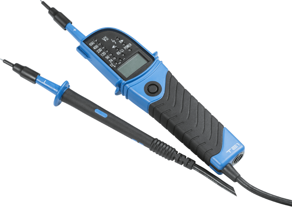 Duokon testeur de prise électrique Vérificateur de tension de polarité  d'alimentation de bricolage (multimetre Prise UE HT106D