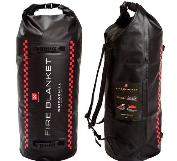 vehicle fire blanket kit bag