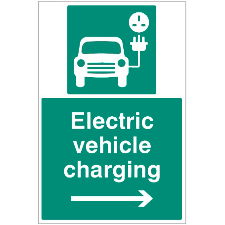 SIG-17492P-Electric-Vehicle-Charging-Point-Arrow-Right-Rigid